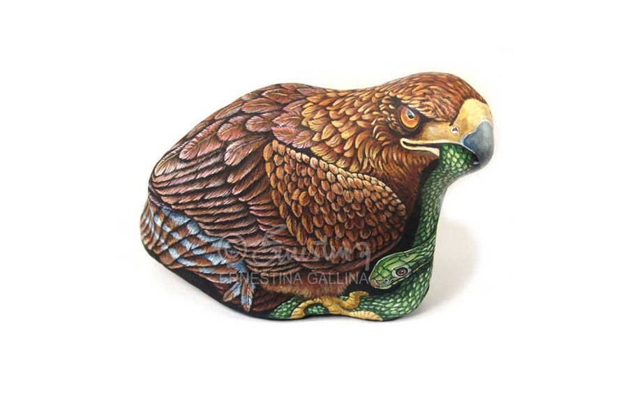 Sasso Aquila con serpente